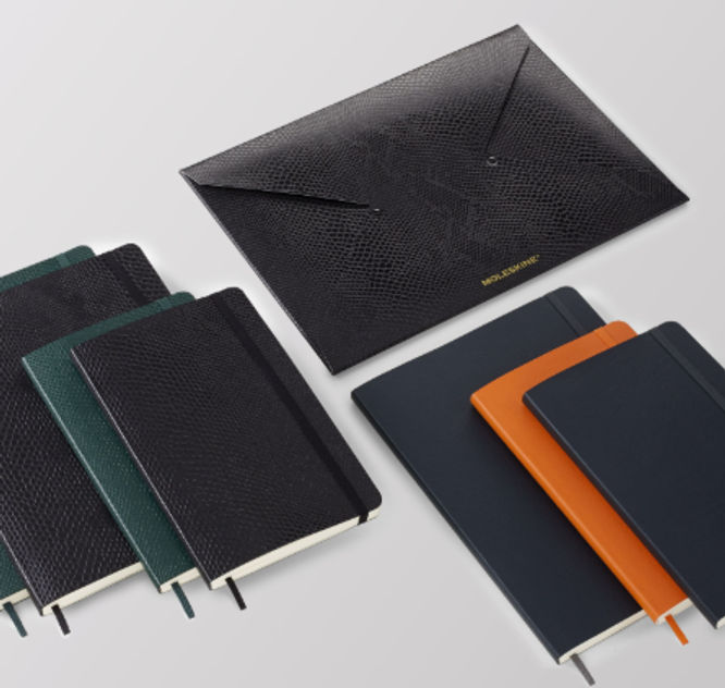 Moleskine bedrukken: premium notitieboeken en agenda’s met logo